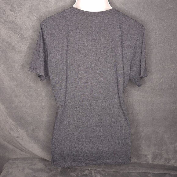 Maui Graphic Womens Charcoal Gray T-Shirt Short Sleeve Large Lightweight - Picture 3 of 4